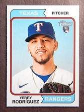 Yerry Rodriguez #320 Topps 2023 Baseball Card (Texas Rangers) 