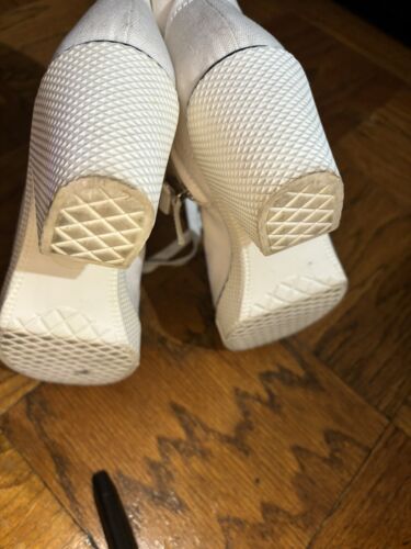 Giuseppe Zanotti women high heels sneakers White Sz.38 - Picture 3 of 8