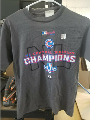  2008 Chicago Cubs NL Central Division Champions T-Shirt NEW!!