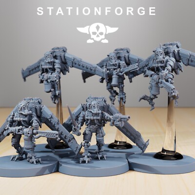 Scavenger Operators, Flying Tech Adepts, Mech Division, Stationforge