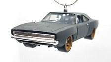 Christmas Ornament for 1968 Dodge Charger Gray