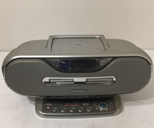Panasonic RX-MDX80 S Silver CD MD Radio Cassette player 6W AC100V Audio Japan - Picture 1 of 8