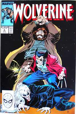 WOLVERINE  # 6.  APRIL 1989.  VOL.1  SERIES.  JOHN BUSCEMA ART.  HIGH GRADE