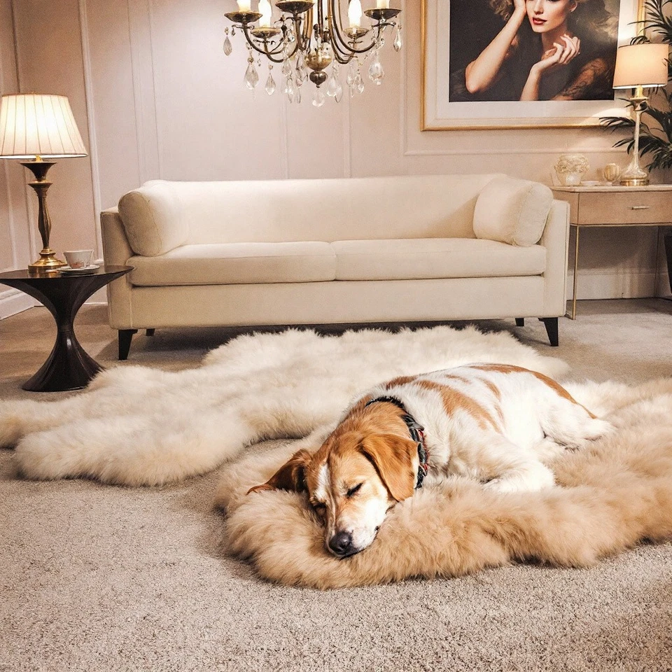 NEU* Schaffell Echt XXL | Öko Lammfell | Top-Leder-Fell-Teppich | Erste Wahl - Bild 2 von 4