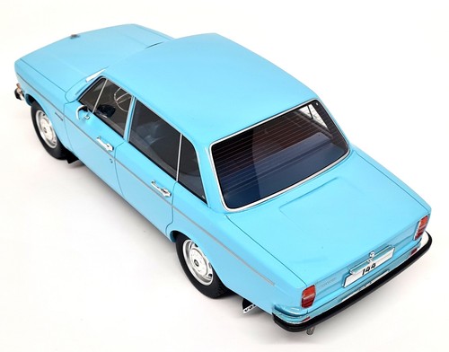 BOS 1/18 - Volvo 144 Saloon 1968 Light Blue Resin Scale Model Car - Picture 6 of 8