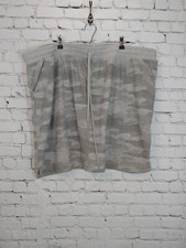 Maurices Women's Size 3X Grey Army Camouflage Knit Skirt