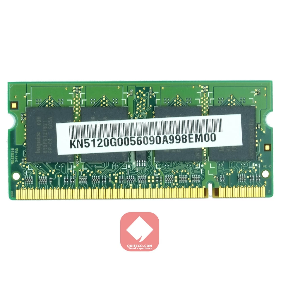 Hynix Ram DDR2 DDR-2 533Mhz 512MB PC2-4200S SO-DIMM HYMP564S64P6-C4 - Immagine 2 di 2