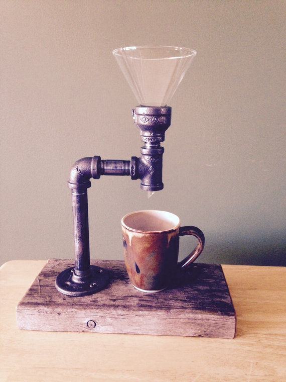 Vintage Coffee Maker Made From Pipe Fittings eBay