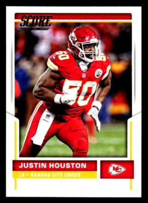 2017 Score Scorecard #288 Justin Houston Football Card