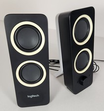 Logitech Z200 Black Multimedia Speakers with Stereo Sound for Multiple Devices