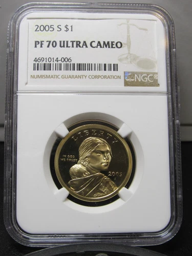 2005 S Native American dollar proof NGC PF 70 UC