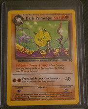 dark primeape pokemon card value 2000 Pokemon Team Rocket main image 0