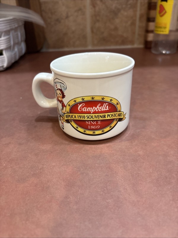 1994 Campbells Vintage Red White Tomato Soup Cup. Made by Westwood