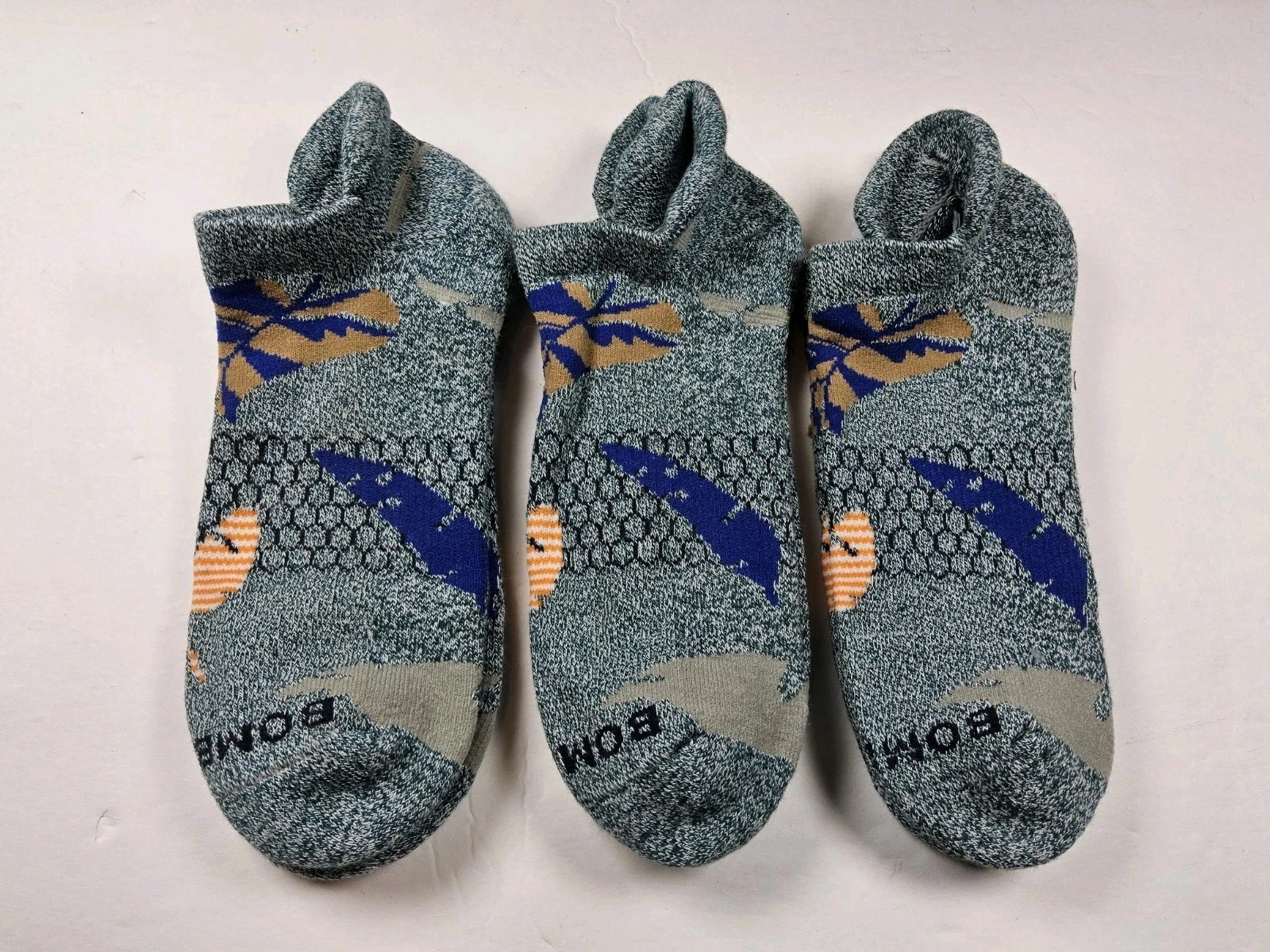 Bombas Original Tropical Ankle Socks Lot Of 3 Pairs Size L
Opens in a new window or tab
