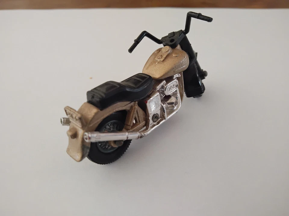Matchbox 1980 No.50 Motorrad Harley Davidson Gold , Top Zustand , ohne Fahrer - Bild 4 von 4