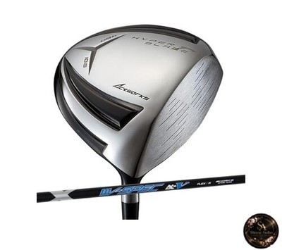 WORKS GOLF Hyper Blade Gamma Black Driver with V-SPEC α-5 Shaft Ultra Short