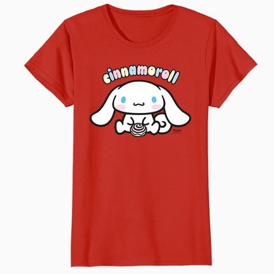 Hello Kitty Cinnamoroll Kuchen Pose Liebe Freunde klassisch offizielles Damen T-Shirt