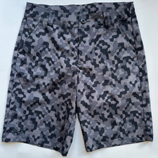 Under Armour Youth Heat Gear Shorts SZ YTH LGE Camo Shorts Adjustable Waist NWOT