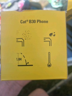 Caterpillar Cat B30 1GB Dual SIM Schwarz Outdoor-Handy IP67