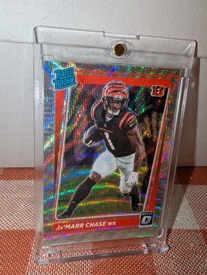 2021 Panini Donruss Optic /299 Ja’Marr JaMarr Chase Wave Rated Rookie RC SSP 💎