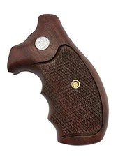 S&W K L Frame Round Butt Grips Wood 10 12 13 19 581 586 64 65 66 681 686 #KRW26