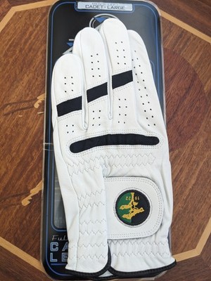 New Ahead Men s Left hand Large Golf Glove Lake Merced Golf Club white leather