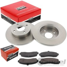 MAPCO 2 BREMSSCHEIBEN Ø234mm + BREMSBELÄGE VORDERACHSE passend für NISSAN MICRA