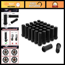 32pcs M14x1.5 Black Lug Nuts For Silverado Sierra Ram 25003500 F250f350 - 7 32pcs M14x1.5 Black Lug Nuts For Silverado Sierra Ram 25003500 F250f350 - 7