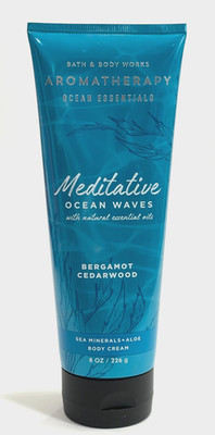 Bath & Body Works Aromatherapy Meditative Ocean Waves Body cream 8 fl oz / 226 g