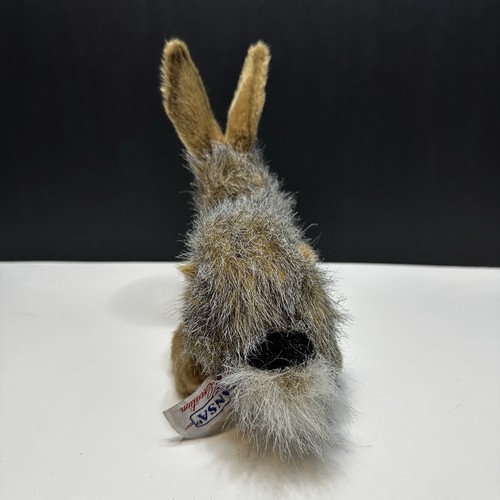 Hansa Creation Jack Rabbit Black Tail Posable Stuffed Animal Plush 9" - Picture 5 of 7