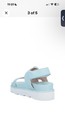 RRP€275 STUART WEITZMAN Leather Sandals US7 UK4.5 EU37.5 Blue Flatform Logo — photo 4