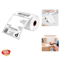 Direct Thermal 4x6 Shipping Labels - Compatible with Rollo, 220 Sheets per Roll