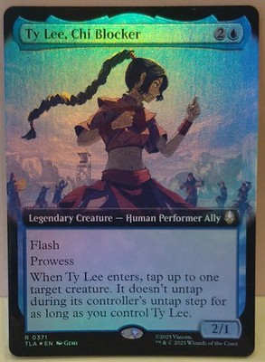 MTG - Avatar TLA - Ty Lee, Chi Blocker *Extended-Art Foil*