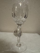 Gorham Swirl Pattern Crystal Wine Glass - Stunning Design 7.5” Tall ( BF6)