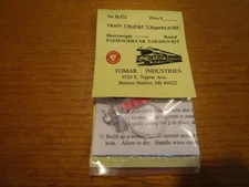 TOMAR Industries HO Scale #H-572 - Milwaukee Road "CHIPPEWA"  Tailsign Light