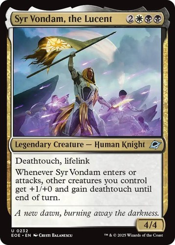 Starfield Vocalist Showcase Foil M 0359 Edge of Eternities