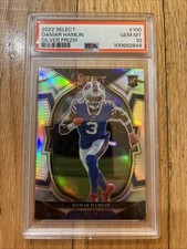 2022 Panini Select #100 Damar Hamlin PSA 10 RC Rookie Bills