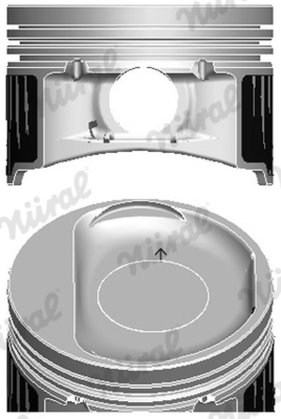 Kolben Nüral 87-436800-00 FüR Lancia Fiat Punto Panda Alfa Fiorino EVO Van Qubo-image