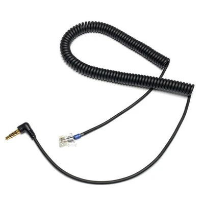 HR-KOM Headset Kabel JABRA 900 9400 ENGAGE65 Modellen. 3,5 AVM Fritz Fon C4 C5 C6 Handy