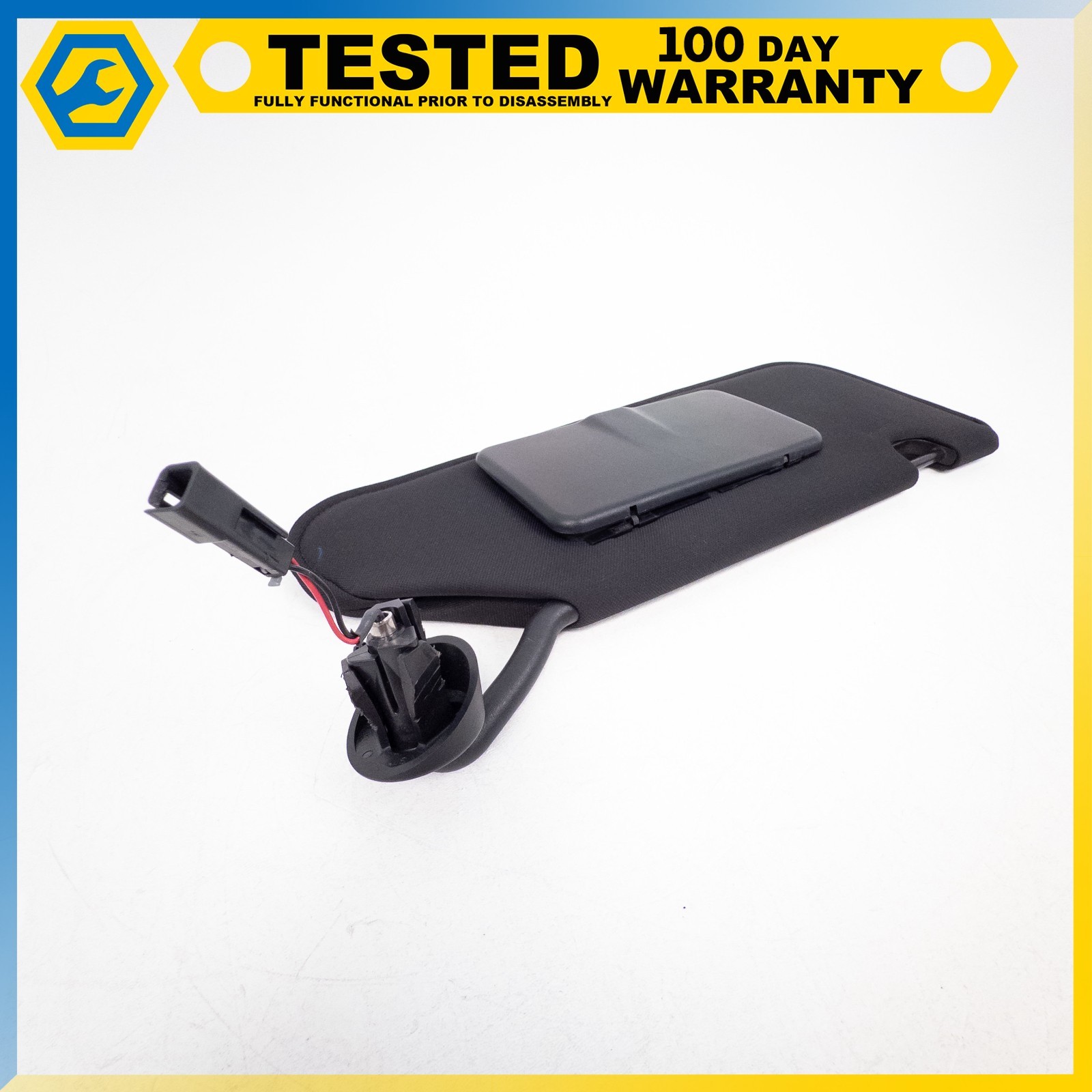 05-09 CHEVROLET CORVETTE C6 FRONT LEFT RIGHT SUN VISOR SHADE MIRROR LIGHT SET OE
