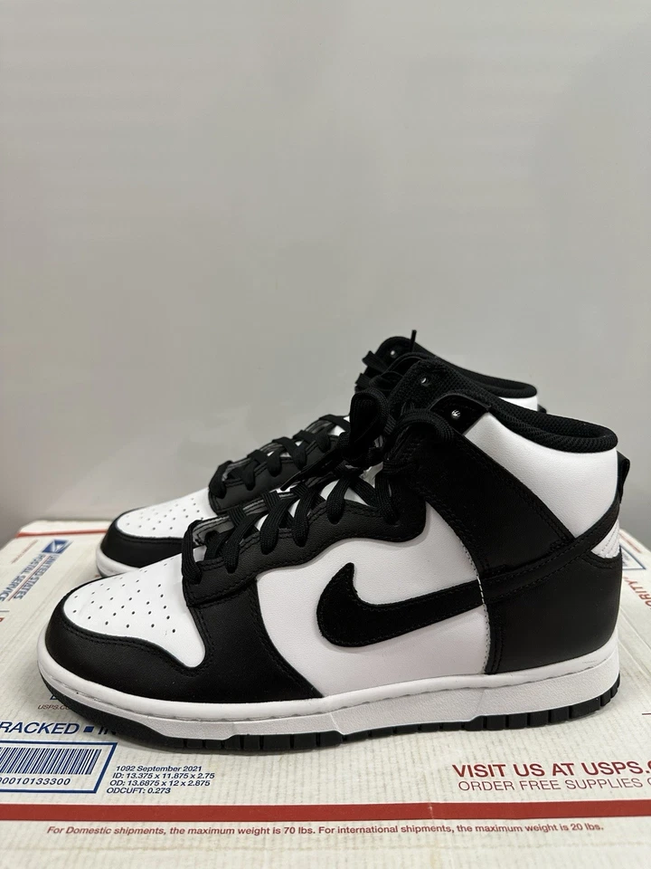 Nike Dunk High 'Negro Blanco' DD1399 105 Talla 9 Foto 2 de 4