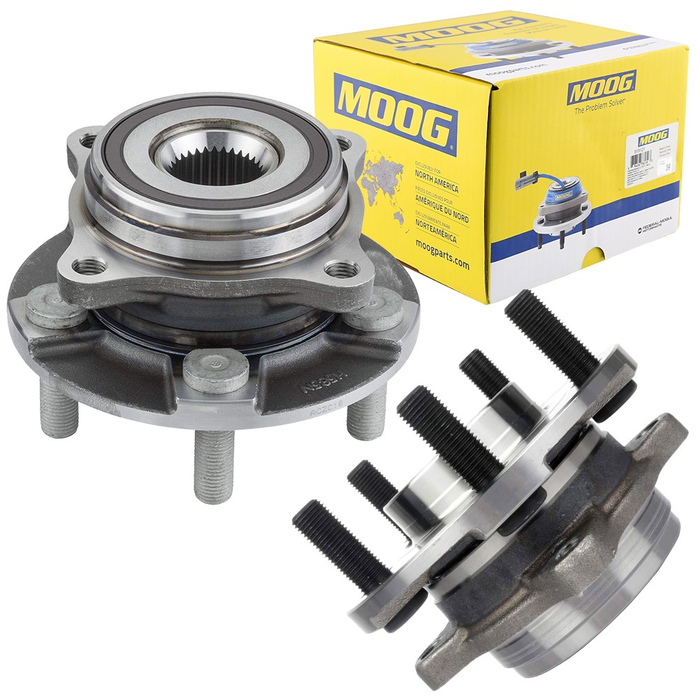 512517 Pair MOOG Rear Wheel Bearing Hub For 2015  - 2020 Ford Mustang Ford GT