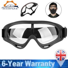 Anti Fog Safety Goggles Over Glasses Dust-Proof for DIY Welding Grinding Cycling