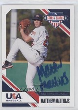 2020 Panini USA Baseball Stars & Stripes Matthew Matthijs #69 1d4