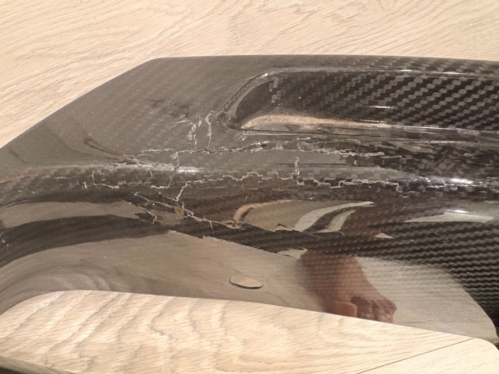 2017-2022 Mclaren 720s Carbon fiber diffuser OEM 14A4680CP  *DAMAGED*