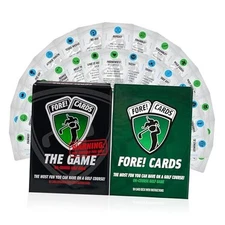 On-Course Golf Card Game & Expansion Pack Bundle – Fun Golf Games with Classic 