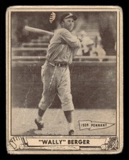 1940 PLAY BALL WALLY BERGER 81 POOR BASEBALL CINCINNATI REDS