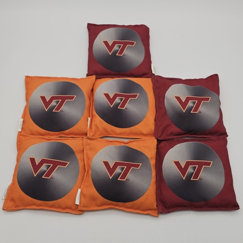 7 Virginia Tech Hokies Cornhole Bean Bags – Tailgate Bag Toss Game - VT Gear