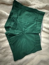 New Women's J Crew 3.5” Shorts  Green color Size 6 with tag 100% cotton