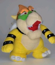 Nintendo Bowser Super Mario 10" Plush Doll RARE Sanei Little Buddy Stuffed